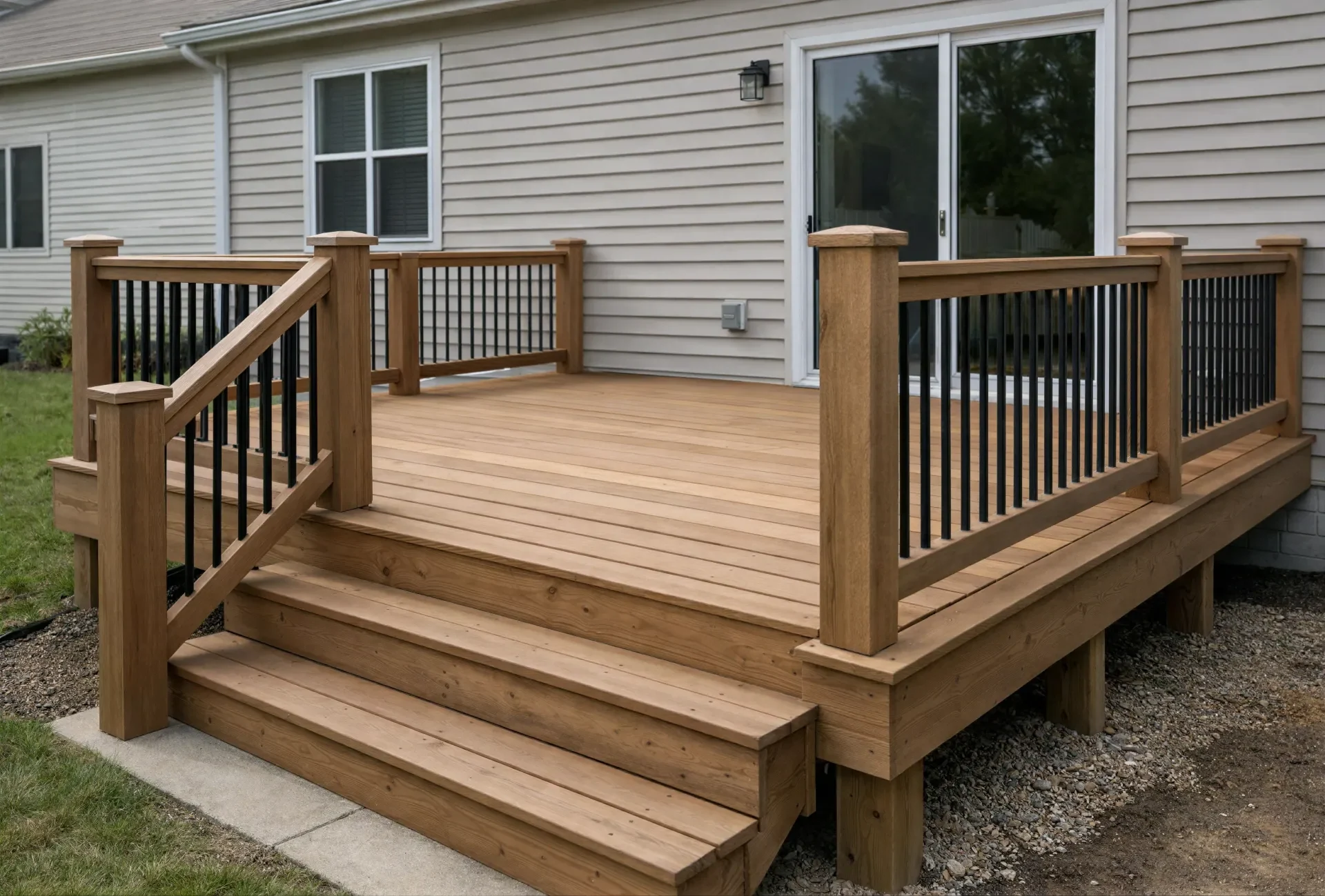New backyard deck build in Cary NC
